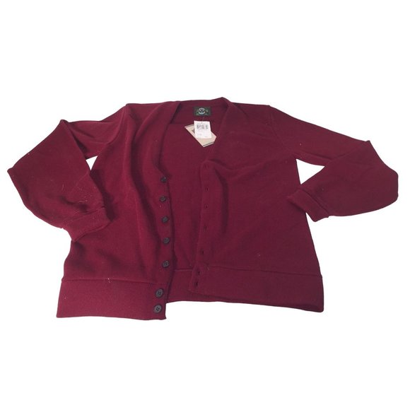 Jantzen Other - Jantzen "Lucky Links" Button Down Cardigan Sweater NWT Big and Tall Size Large
